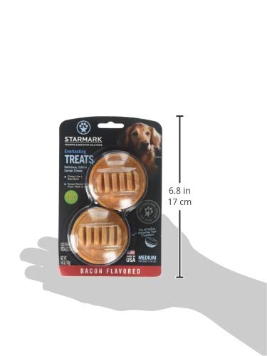 Starmark Everlasting Dental Chew, Bacon Flavored, Medium, 8 Count - size: 3.5 Ounce (Pack of 8)