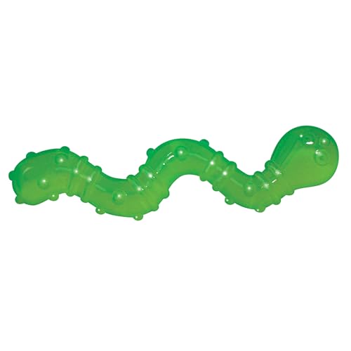 Catstages OrkaKat Wiggle Worm Dental Cat Chew Toy with Catnip, 3.8"