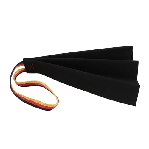 Dog Bite Rag Leather Tug Toy with Handle for Training