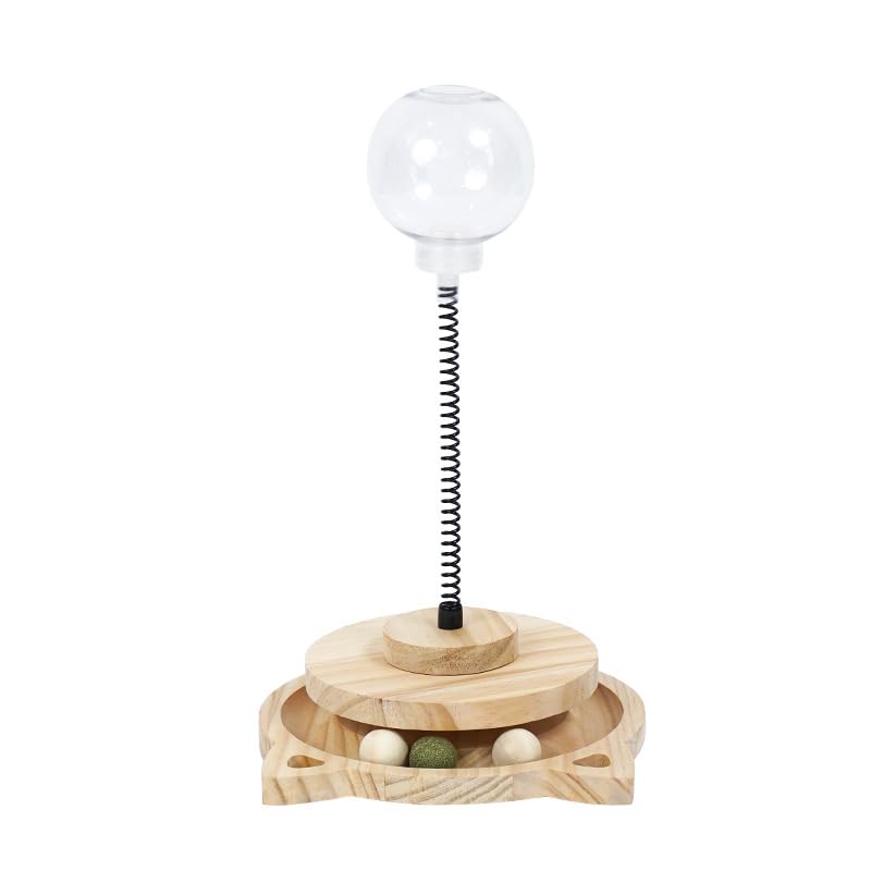 Cat Treat Ball Play Treat Dispenser Toy Catnip Roller Cats Slow Food Toy