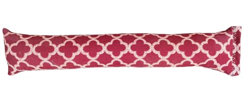 15” Cat Kicker Catnip Toy - Plush Kick Stick for Indoor Cats and Kittens - Handmade in USA Large Heavy Duty – with 1 oz Canadian Catnip – Rose Red - color: Rose Red