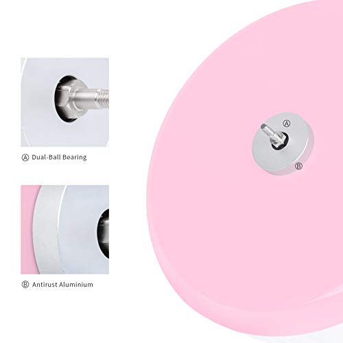 Niteangel Super-Silent Hamster Exercise Wheels: Quiet 11 inch Running Wheel - color: Pink, size: Large