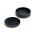 Slow-Feeder & Water Bowl Set by The Dog Tale | Food-Grade Silicone Dog Bowls, BPA-Free, Dishwasher Safe, Freezer Safe (Midnight) - color: Midnight