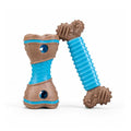 Dog Puzzle Chew Toy Durable Interactive Nylon Toys - color: Blue