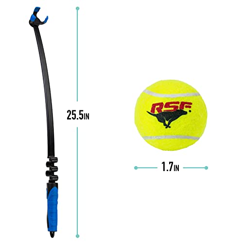 Franklin Pet Supply Co. Mini Tennis Ball Launcher for Dogs - RSF Mini Tennis Ball Thrower for Fetch + Active Play - Perfect Toy for Small Dogs - style: 1.7" Ball