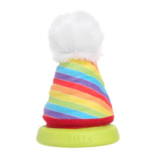 BarkBox Treat Yourself Party Hat Dog Toy - Toy for Small to Medium Dogs - color: Treat Yourself