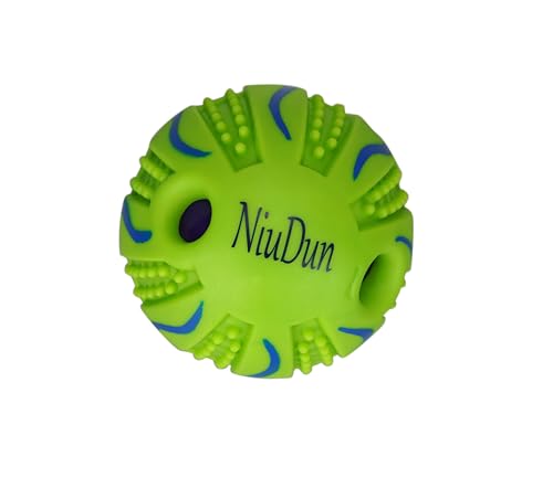 Swing Cluck Ball, A Great pet Dog Toy, Full of Fun. When a Dog Bites it, it can Make Giggles. It's a Beloved Toy for Pets(Dentate Giggle) - color: Dentate Giggle