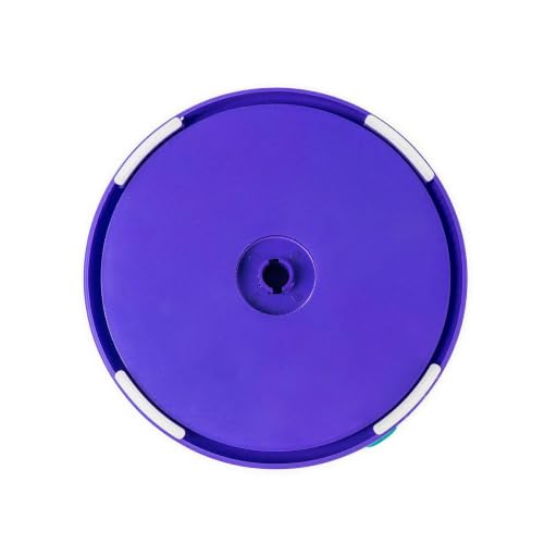 3-in-1 Slow Feeder Dog Bowl, Interactive Puzzle Feeder & Lick Mat - color: Flippable Puzzle Feeder (Purple)