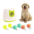 BESTHLS Automatic Dog Ball Launcher Tennis Ball Thrower Machine with 6 Ball - color: White 1
