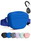 heouvo 1.67 Cup Dog Treat Pouch with Training Clicker (Blue) - color: Blue
