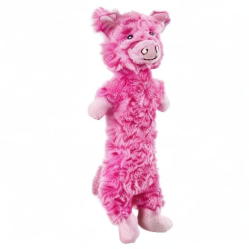 Outward Hound by Charming Pet Lil' Dudes Pig Plush Squeaky Dog Toy - color: Lil' Dudes Pig, size: 1 Count