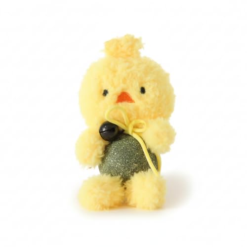 Cat Toys with Catnip Kitten Chew Bite Supplies Boredom Relief Fluffy Kitty Teeth Cleaning Chewing Cat Lovers Interactive Plush Gift (New Duck) - color: New Duck