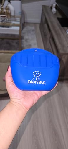 Dog Treat Pouch, 2-Pack, Clip-On Training Holder, Portable Pet Treat Container (Blue Sky Blue) - color: Blue Sky Blue