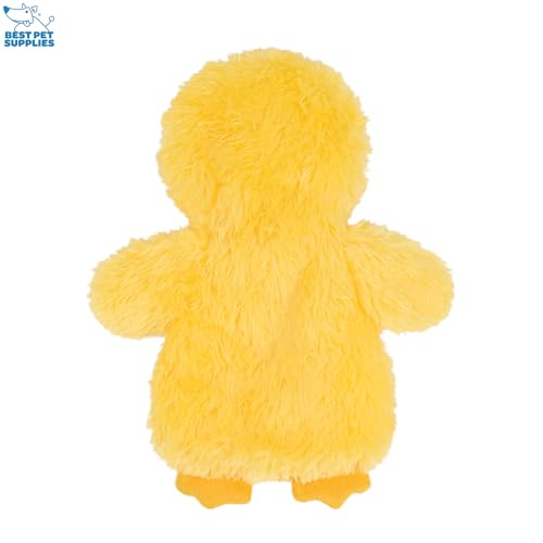 Best Pet Supplies Interactive Squeaky Dog Toy - Baby Chicken, Yellow - color: Crinkle Chicken (Yellow), size: Large