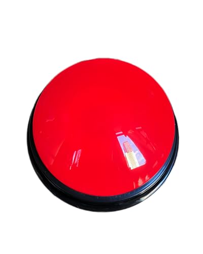 Dog Talk Buttons Voice Recording Button for Communication and Pet Training 30-Second Record & Playback Talking Button for Study, Office, Family, and Kids (red, one) - color: red