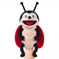 Animal Hand Puppets 11 Inch Insect Plush Ladybug Ant Dragonfly Caterpillar Puppet Toys Role-Play Puppets for Kids Storytelling Imaginative Pretend Play Teaching Preschool(Ladybug) - style: Ladybug