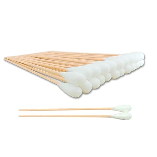 150pcs Large Cotton Swabs,6 Inch Long Large Cotton Buds with Bamboo Handle for Dogs, Specifically Designed for Dogs,Professional Big Cotton Swabs，Dogs Ears Large Cotton Swabs - size: 150 Count（Pack of 1）