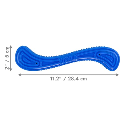 KONG CoreStrength Dog Toy – Stick -Durable Tough Chew Toy for Medium & Large Dogs – Textured Dental Chew for Teeth & Gums – Fetch & Interactive Play - color: Stick