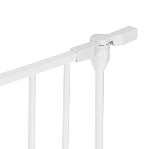 Bonnlo Tall Gate One-Panel Extension, White - color: White, style: 24.8 Inch L x 29 Inch H(1-Panel)