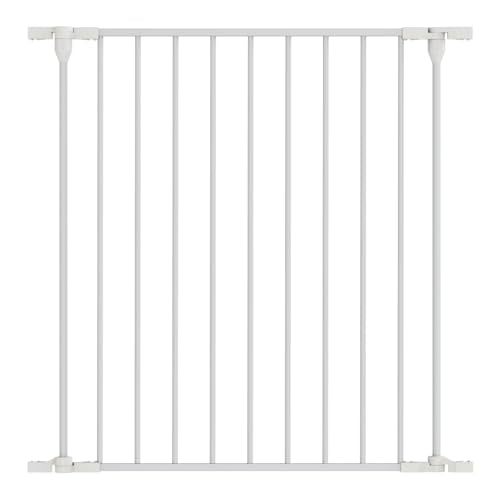Bonnlo Tall Gate One-Panel Extension, White - color: White, style: 24.8 Inch L x 29 Inch H(1-Panel)