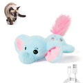Potaroma Cat Toys Flapping Elephant, Touch Activated Interactive Kicker