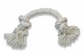 Big TUG Dog Toy. Heavy Duty Cotton Dog Toy, Made with Massive 1-1/2" Rope. White Double Knotted Tug Toy, Extra Large Size for Strong Dogs, Durable Braided Chew Rope with Frayed Ends.