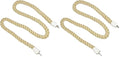 42 Inch Natural Rope (Regular) - Flexible Bendable Climbing Rope Perch Cage Accessory Toy - Sugar Gliders, Squirrels, Degus, Marmosets, Monkeys, Parrots, Birds, Rats & Other Small Pets (Pack of 2) - size: 42 inches long, 3/4 inches thick (Pack of 2)