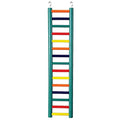 Prevue Pet Products 9-Rung Wood Bird Ladder for Foot Exercise & Beak Use - size: 9 rungs
