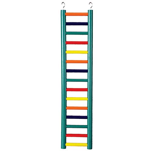 Prevue Pet Products 9-Rung Wood Bird Ladder for Foot Exercise & Beak Use - size: 9 rungs