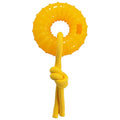 Outward Hound Gummiez Peach Ring 2-in-1 Dental Dog Chew Toy and Treat Stuffer Game, Peach Scent - color: Gummiez Peach Ring