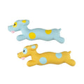 Squeaky Dog Toys [2-Pack], Natural Latex Interactive Squawking Toy for Small Medium Dogs, Durable Bite-Resistant Puppy Chew Toys for Boredom & Teething