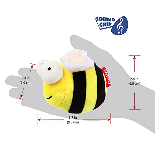 Gigwi Chirpy Bee Sound Toy for Cats, Interactive Squeaking Cat Toys Melody Chaser Play and Squeak Kitten Toy for Boredom - color: Bee