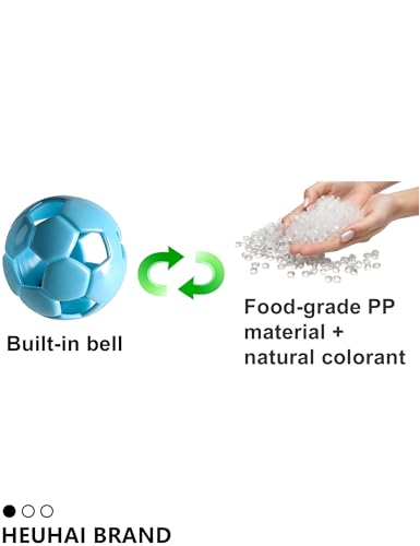 10 Pack Hollow Cutout Bell Play Balls for Ferret, Non Toxic, PP Material