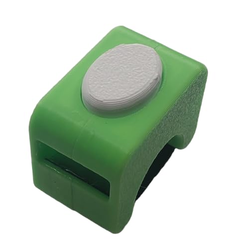 Hands-Free Dog Training Clicker Ring - Loud 95 dB Finger Clicker for Dogs, Puppies, Cats & Birds, Fits Any Finger, No Batteries (Green) - color: Green