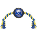 Pets First NHL Buffalo Sabres Puck Toy for Dogs & Cats. Play Hockey with Your Pet with This Licensed Dog Tough Toy Reward! - color: Buffalo Sabres