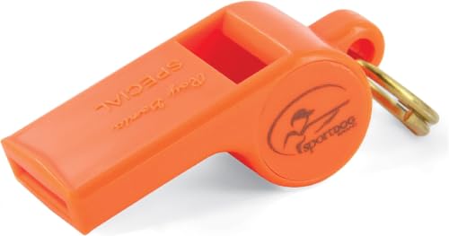 SportDOG Roy Gonia Special Whistle - Long-Range Projection Hunting Dog Field Training Whistle - Ear-Friendly & Ergonomic Design - Durable Plastic Construction (Pack of 12) - size: With Pea (Pack of 12)