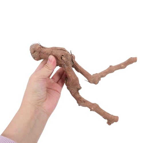 Angoily Bird Perch Set, 5pcs Natural Wood Cage Perches with Rope