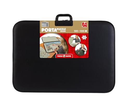 Jumbo, Puzzle Mates, Portapuzzle Deluxe - Standard 1,000 Piece Jigsaw Storage Board Case, Jigsaw Puzzle Accessories, 500-1000 Piece Puzzle Storage