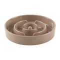 Havniva Ceramic Slow Feeder Dog Bowls, 8.3 in Slow Feeder for Medium Breed - color: Brown Coffee