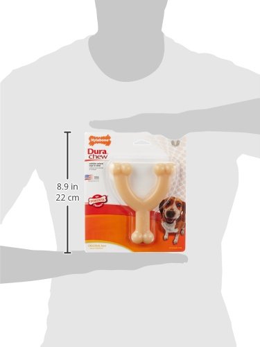 Nylabone Power Chew Wishbone Dog Chew Toy, Original Flavor, Medium - size: Medium (1 Count)