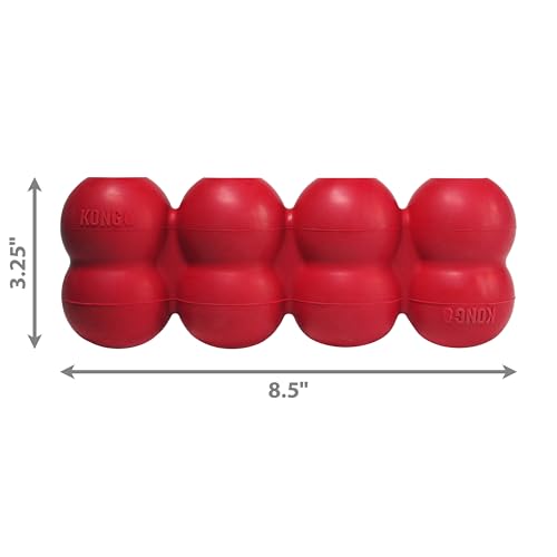 KONG Goodie Ribbon, Stuffable Natural Rubber Dog Toy, for Large Dogs - size: Large (Pack of 1)