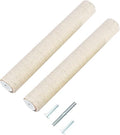 2Pcs M10 Cat Tree Replacement Post - 10mm Bolt Sisal Cat Scratching Post Replacement Pole DIY M10 Bolt Sturdy PVC Tubes Screws Included (3.35 * 19.68") - size: 3.35*19.68"