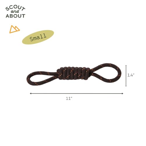 P.L.A.Y. Cute Outdoor Dog Toys - Scout & About Tug Rope Chew Toy, Great for Puppies & Small, Medium, Large Dogs - Machine Washable, Ultra-Durable, Good for Agility Training, Tugging, Fetch (Small) - size: Small