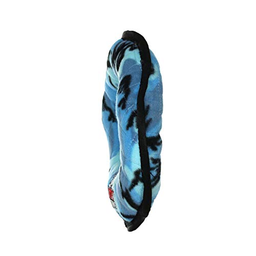 TUFFY® 2 Pack Ultimate Ring Ultra Durable Plush Dog Toys - color: 2PK Blue Camo Ring