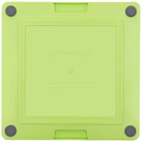 LickiMat Tuff, Heavy-Duty Playdate, Dog Slow Feeder Lick Mat, Boredom Anxiety Reducer; Perfect for Food, Treats, Yogurt, or Peanut Butter, Fun Alternative to a Slow Feed Dog Bowl, Green - color: Green