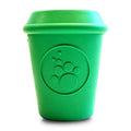 SodaPup Coffee Cup – Durable Dog Treat Dispenser & Chew Toy Made in USA from Non-Toxic, Pet Safe, Food Safe Natural Rubber Material for Mental Stimulation, Problem Chewing, Calming Nerves, & More
