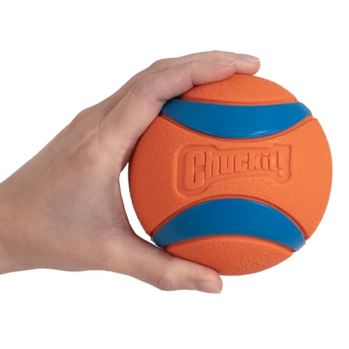 Chuckit! Ultra Ball Dog Toy - Size XXL - for Dogs 100+ lbs - Made from Durable Rubber - Super Bouncy - Floats in Water - 4-inch Diameter - XXL (Pack of 12) - color: Ultra, size: XXL (Pack of 12)