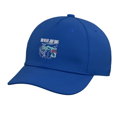 Run Weave Jump Tunnel Dog Agility Adjustable Baseball Hat - color: Royal Blue