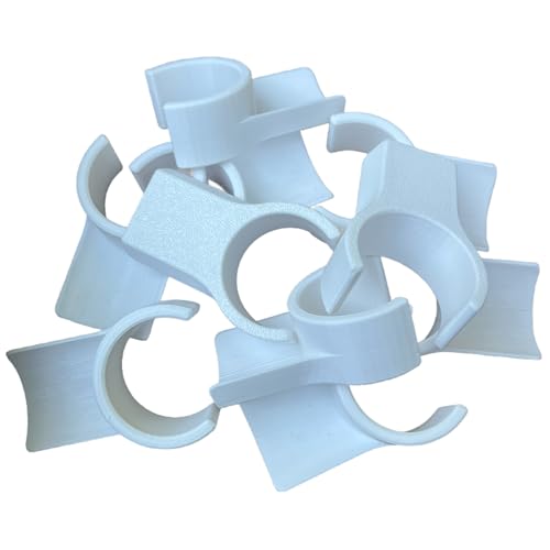 3/4" Jump Cups-Dog Agility Equipment-Set of Ten fits Factory Labeled 3/4" PVC Pipe. See Description Prior to Ordering
