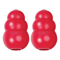 KONG Classic Stuffable Dog Toy, Natural Rubber, for Medium Dogs (Pack of 2) - size: Medium(2-Pack)
